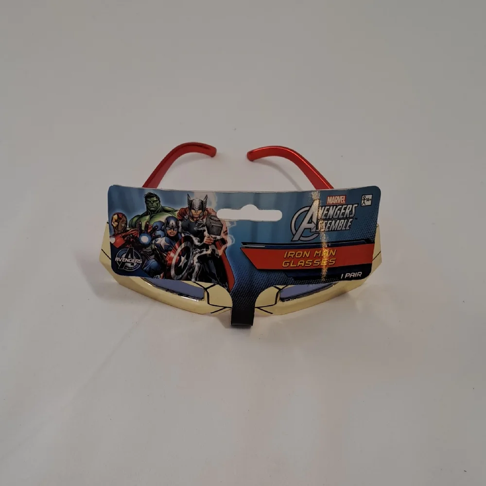 Marvel Avengers Iron Man Glasses - Red and Gold